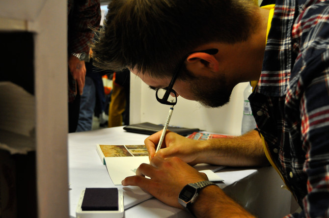 Stamm signing - Photo by Rotopol