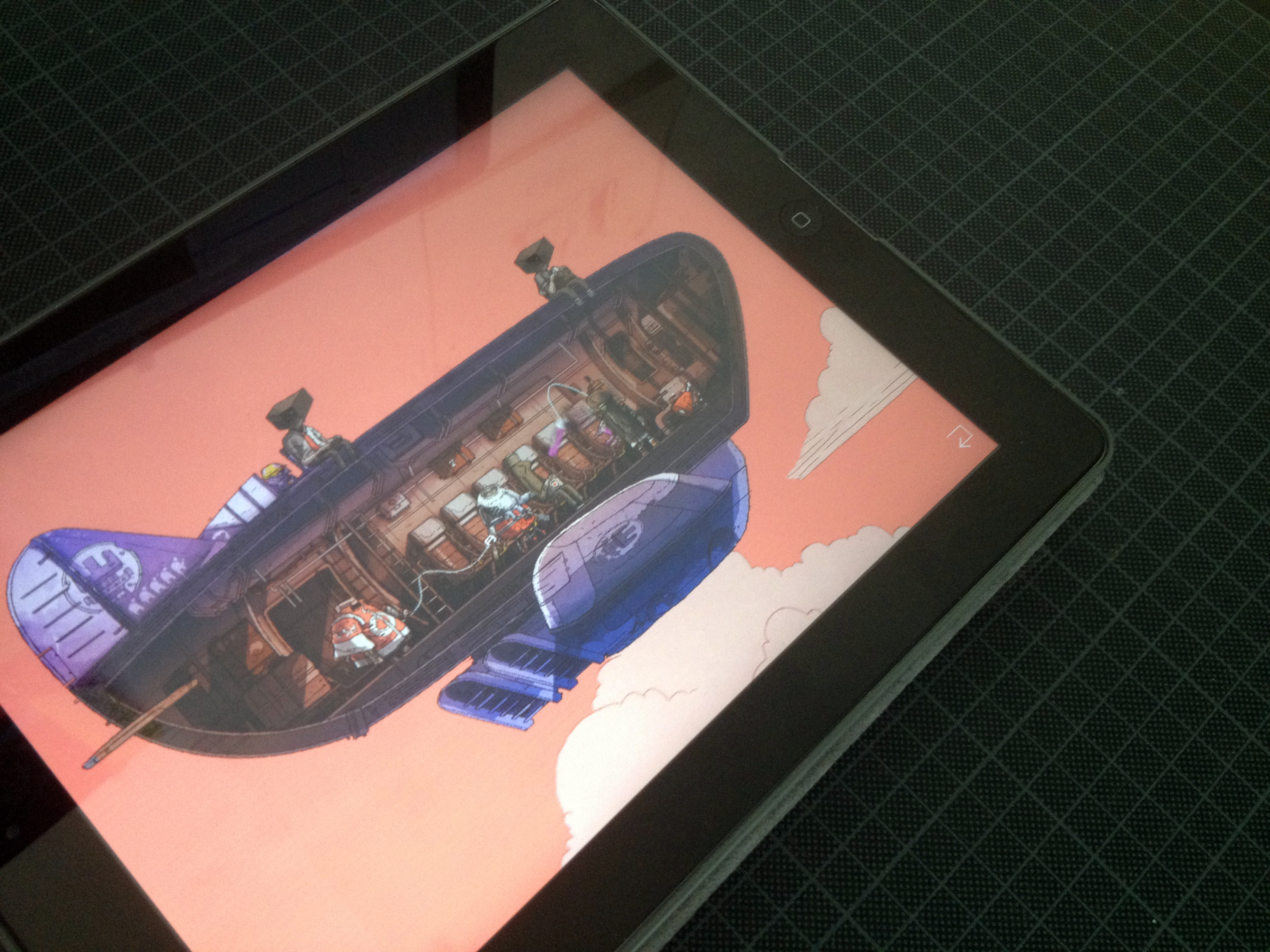 Secret Project On A Plane