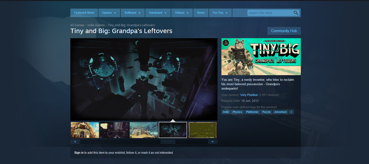 Steam Page 1