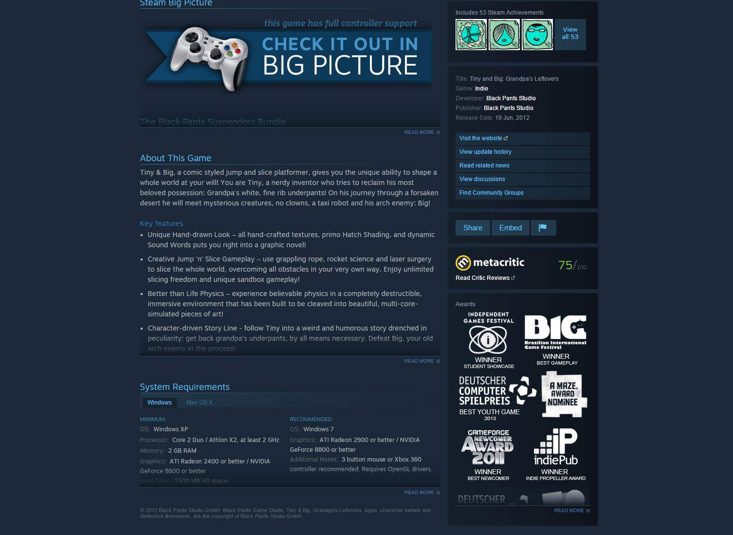 Steam Page 3