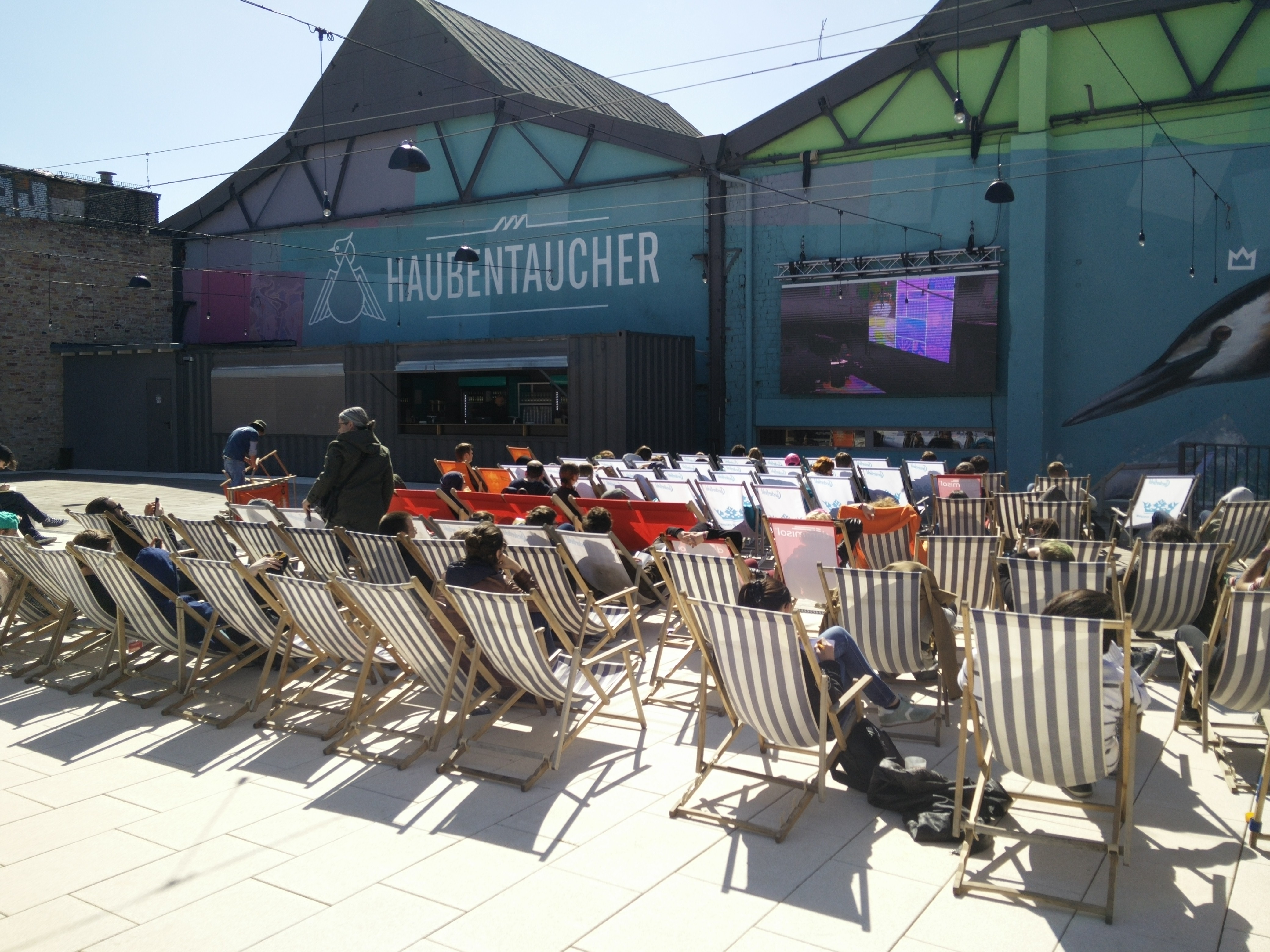 Watching Talks Outside