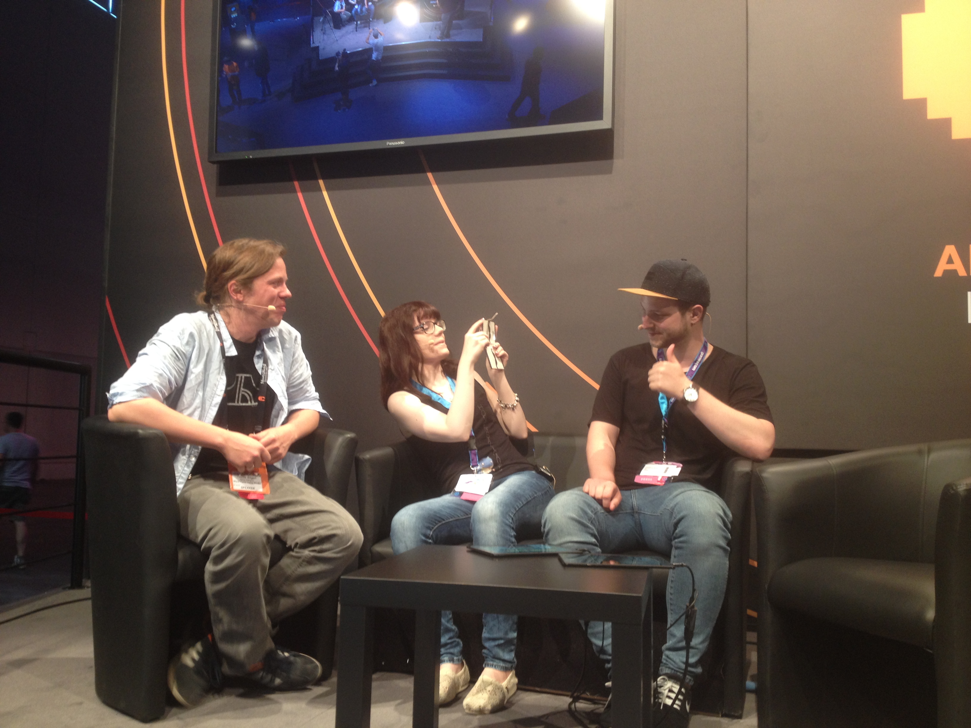 Me At The Amazon Booth